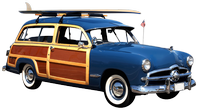 a woody station wagon